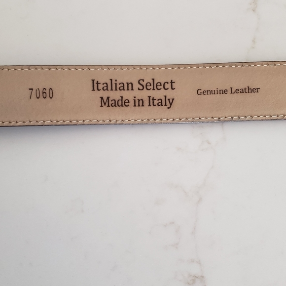 𝅺GENUINE Italian Leather Belt - Picture 4 of 8